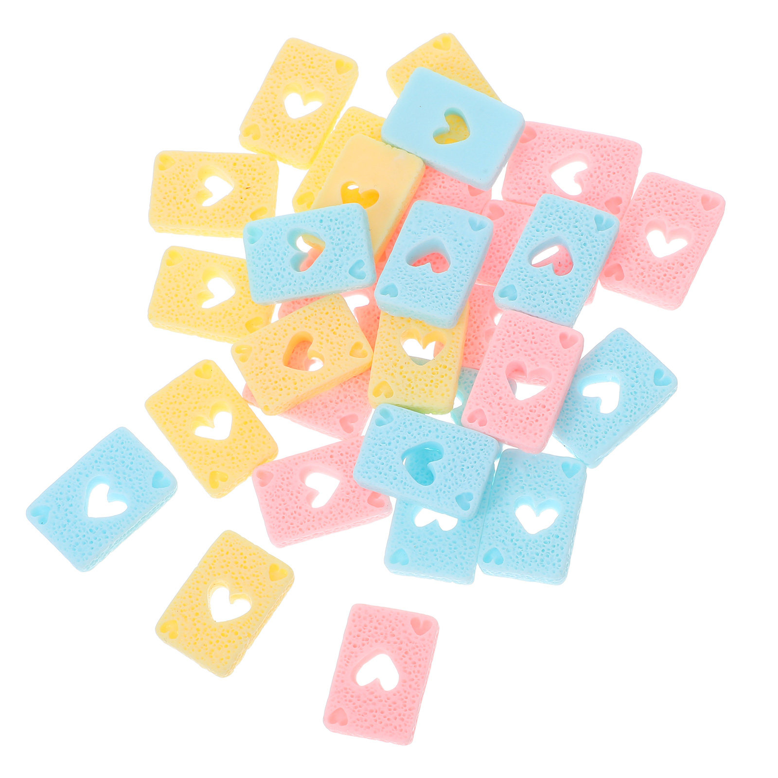 Embellish Craft - 30Pcs Resin Poker Charms Candy Color