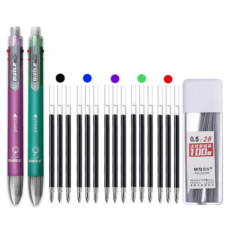 6 in 1 MultiColor Pen Ballpoin - Staedtler Pencil Lumocolor recension och pris