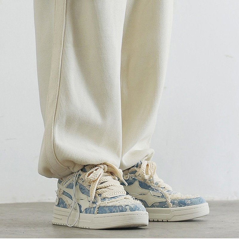 All White Color Men Women Skat - Tassel Fringe Trim recension och pris
