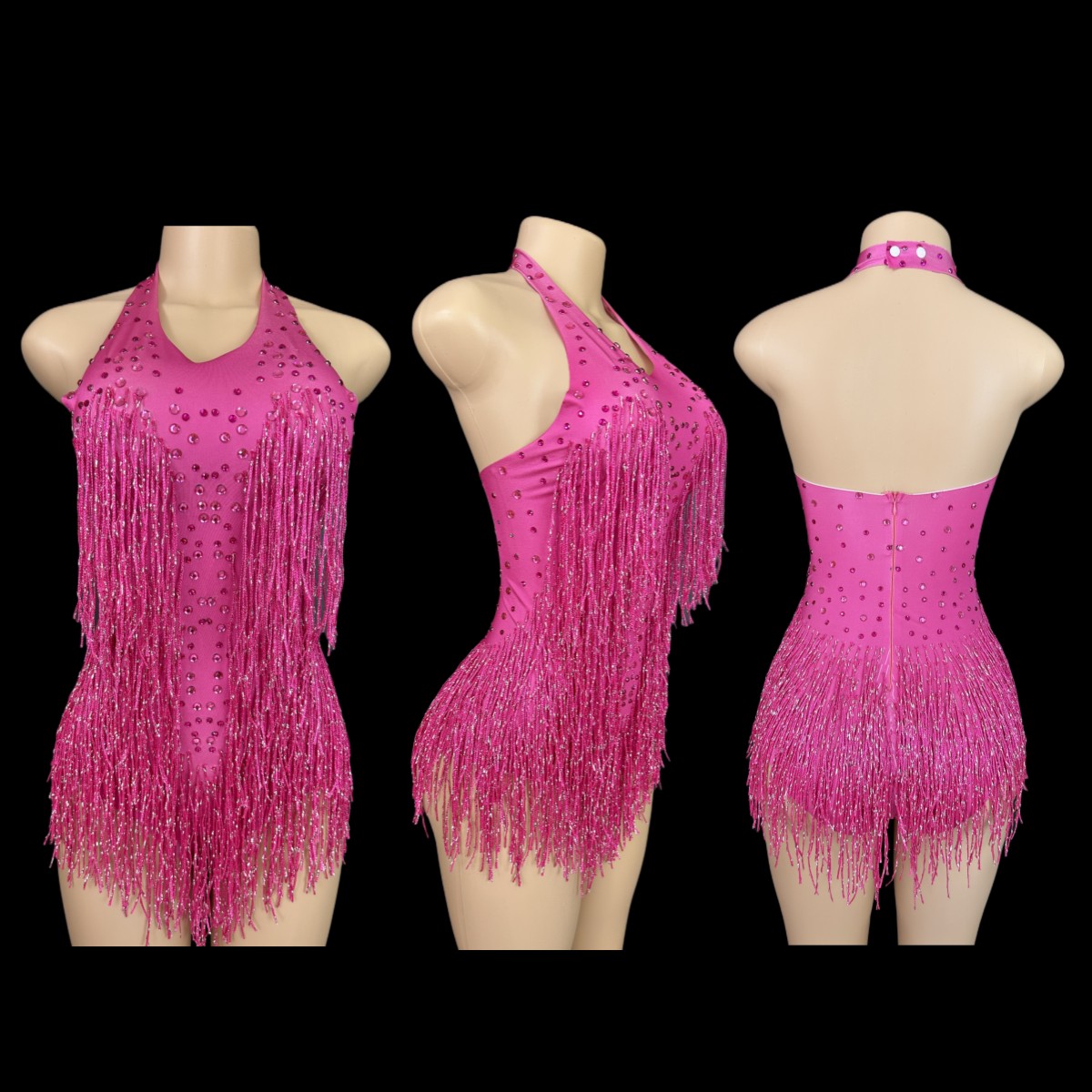 Sparkly Rhinestones Fringe Bod - Rhinestone Banding Trim recension och pris
