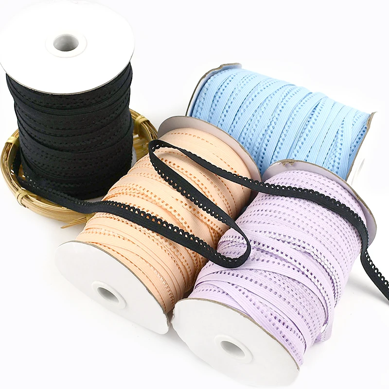2-20Meters 10mm Colored Elasti - Lace Ribbon Trim recension och pris