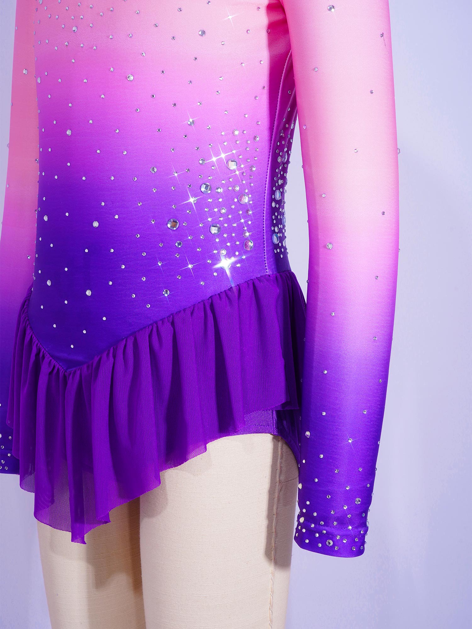Kids Girls Rhythmic Gymnastics - Rhinestone Banding Trim recension och pris