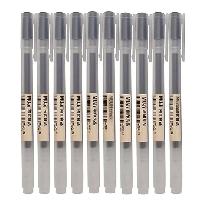 6/8Pcs/Set MUJIs Gel Pen Black - Pilot Pen G2 recension och pris
