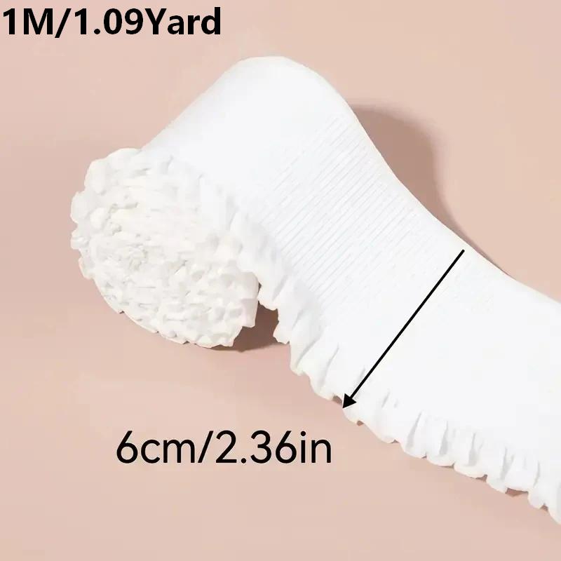1M Lace Fabric Stretch Elastic - Lace Ribbon Trim recension och pris