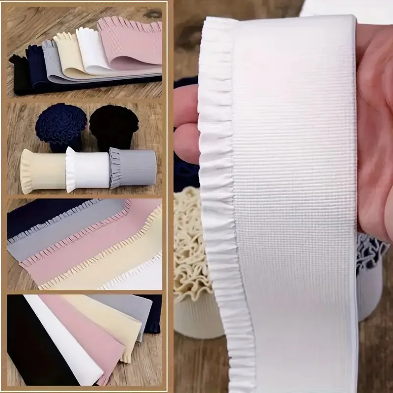 1M Lace Fabric Stretch Elastic - Lace Ribbon Trim recension och pris