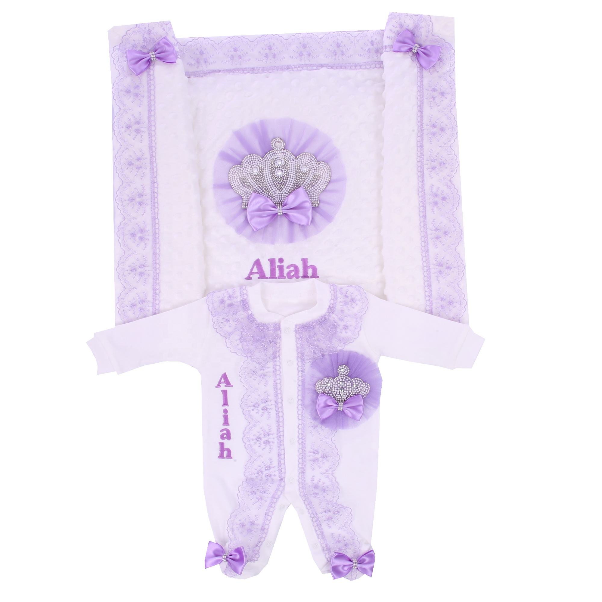 Lavender Lace 5pcs Baby Girl L - Craft Embellishment Storage recension och pris