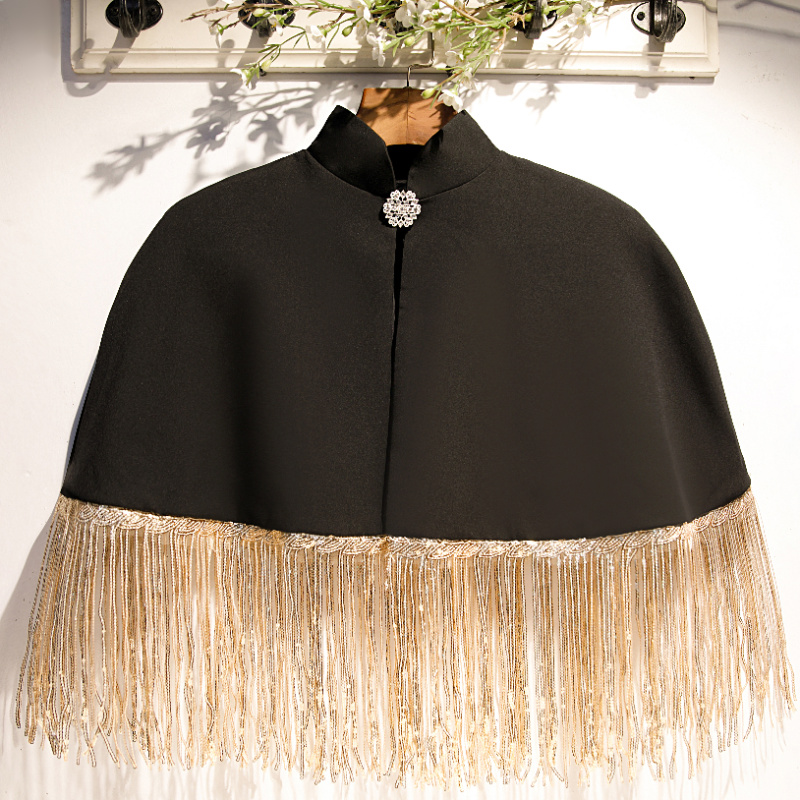 Women's Spring Summer Black Co - Tassel Fringe Trim recension och pris