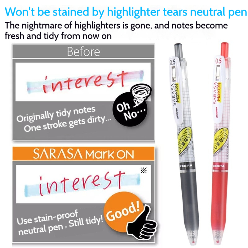 Japanse ZEBRA SARASA Gel Pens, - Pilot Pen G2 recension och pris