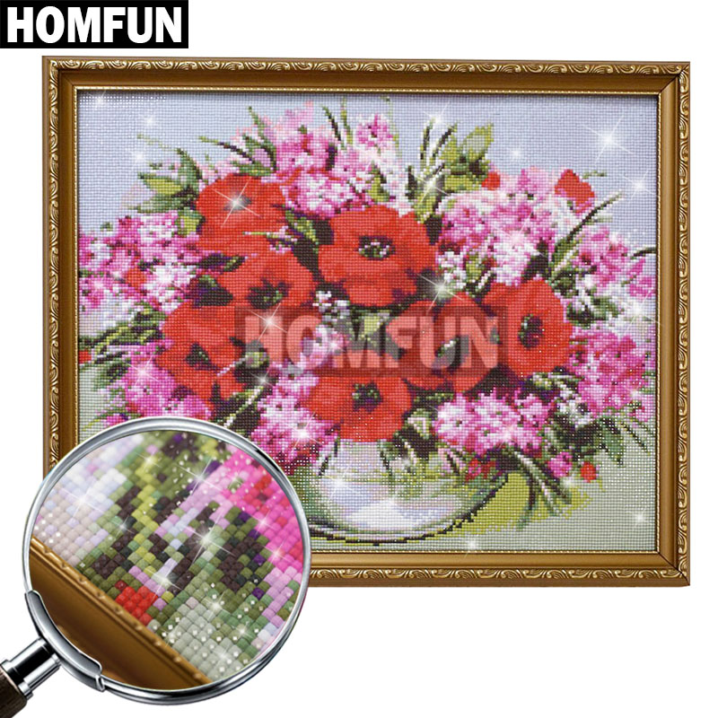 HOMFUN Full Diamond Embroidery - Craft Embellishment Storage recension och pris